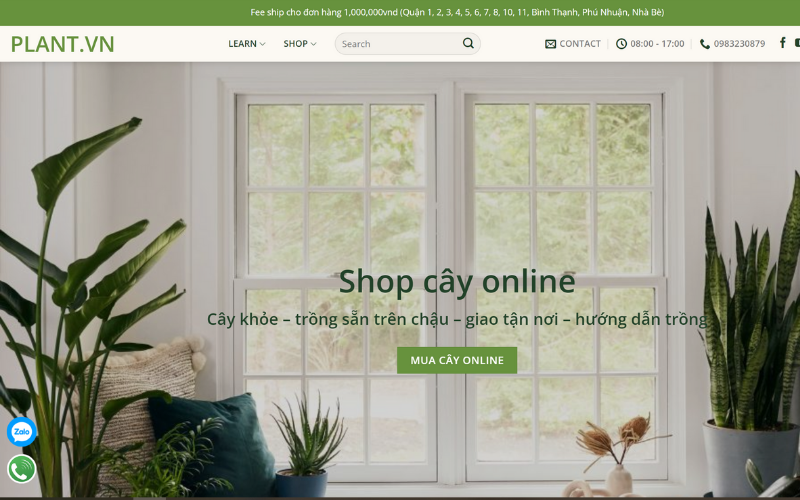  Cửa hàng mua cây online Plant.vn